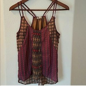 4/$25 Japna Boho Tank Small EUC